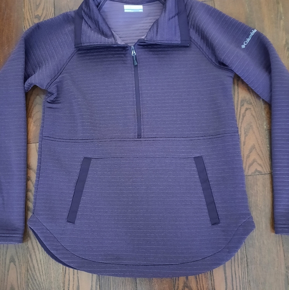 NWOT 💜 Columbia Pullover, Half-Zip Sweater, Size Small, Purple - Picture 2 of 7